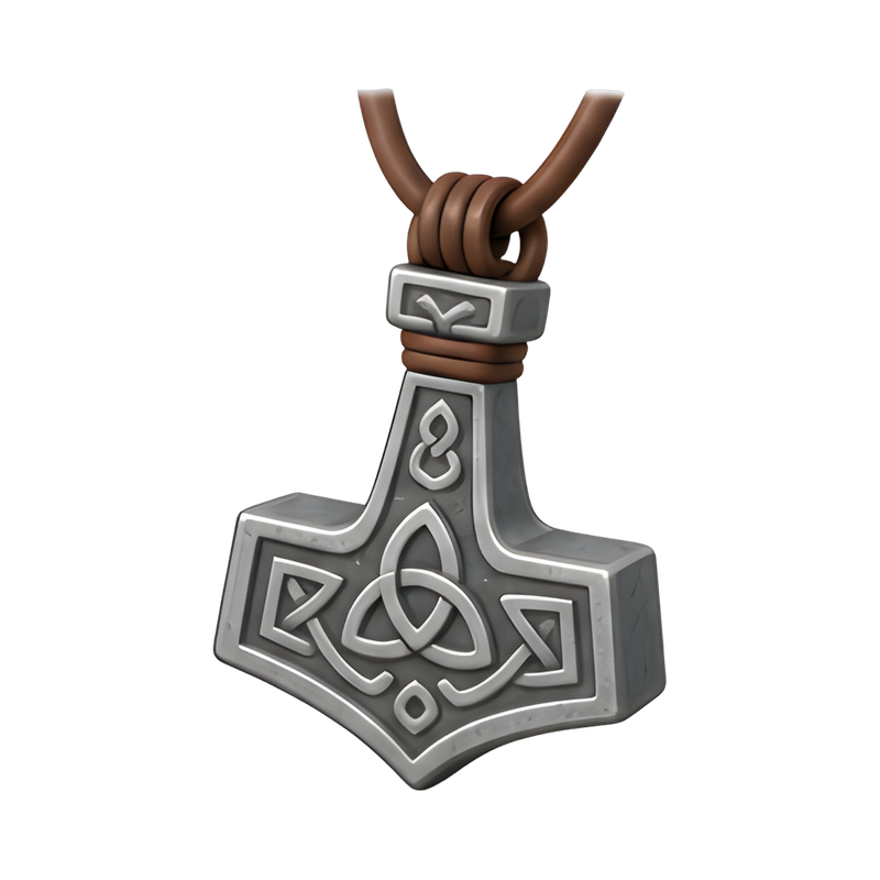 Norse hammer amulet pendant