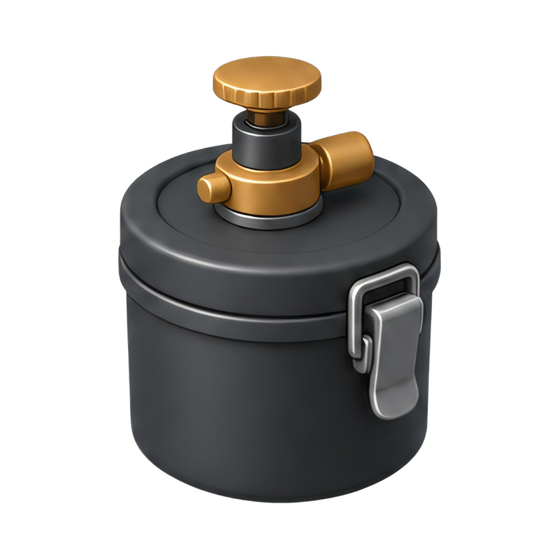 Coffee canister with valve