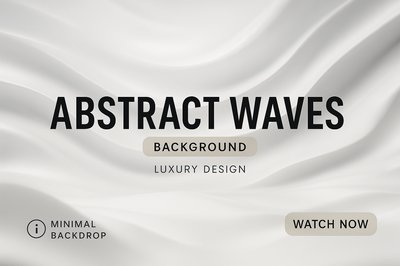 Elegant Abstract Waves Background for Luxury Design