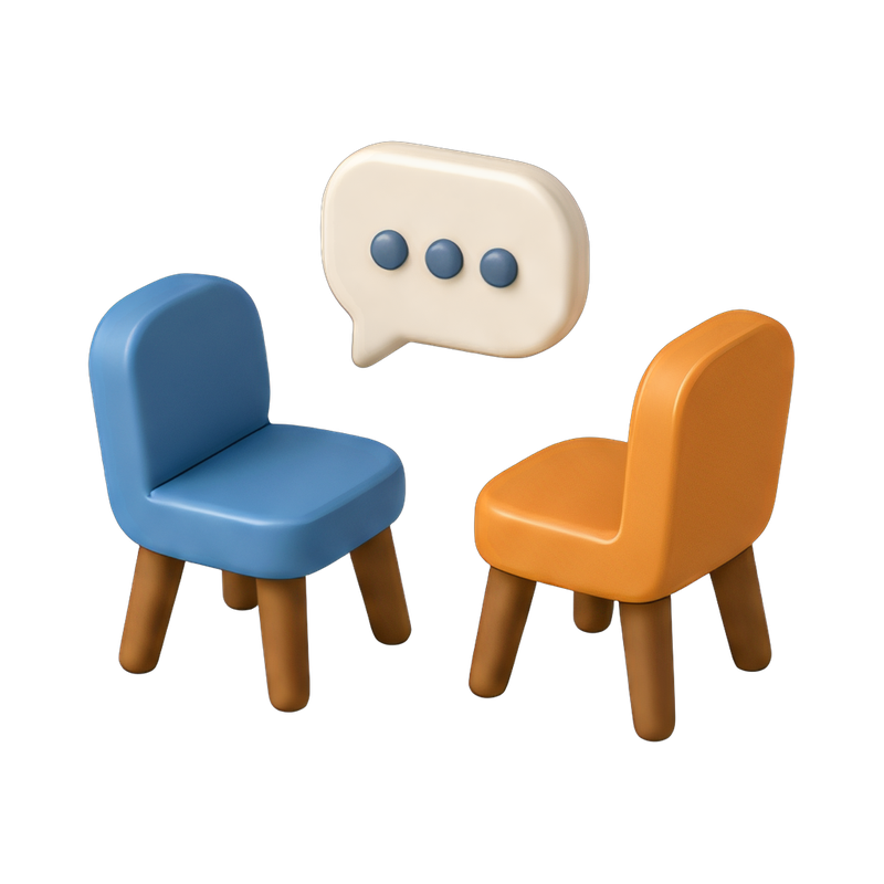 modern interview chairs arrangement