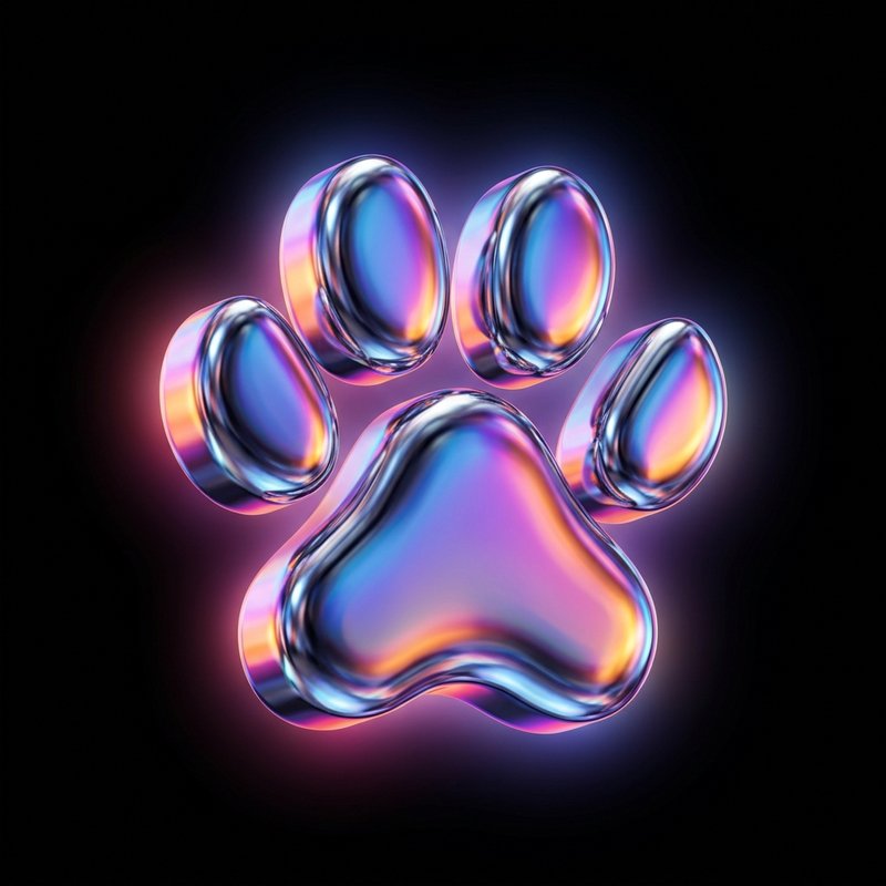 simple paw print design