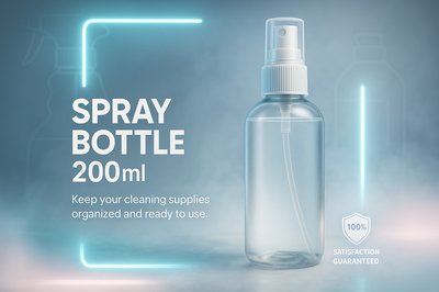 Promotional Graphic for Spray Bottle Product
