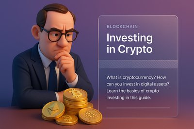 Investor Analyzing Crypto Coins and Market Trends