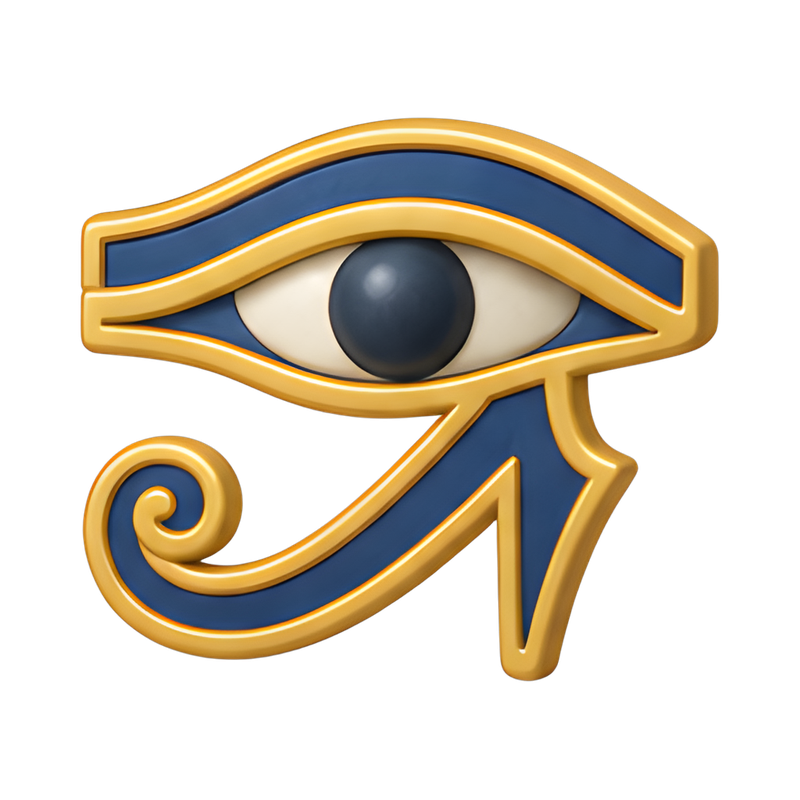 Horus amulet with intricate design