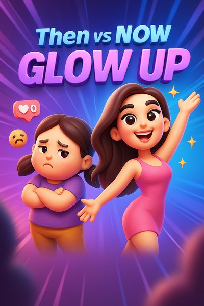 Then vs Now Glow Up: A Dynamic Transformation