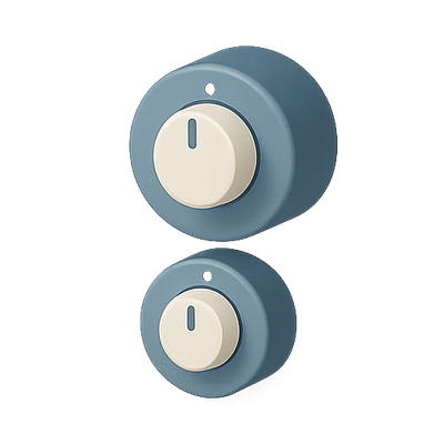 Modern Dual Control Knob Design for Home Decor