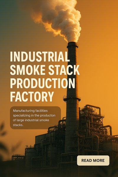 Industrial Smoke Stack Production Factory Image