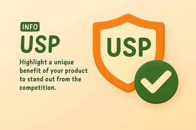 Promotional Graphic Highlighting Unique Selling Proposition