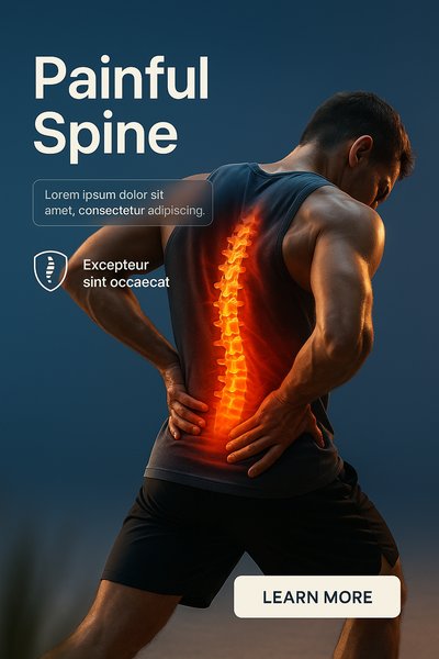 Pain Management Visual for Spine Health Awareness