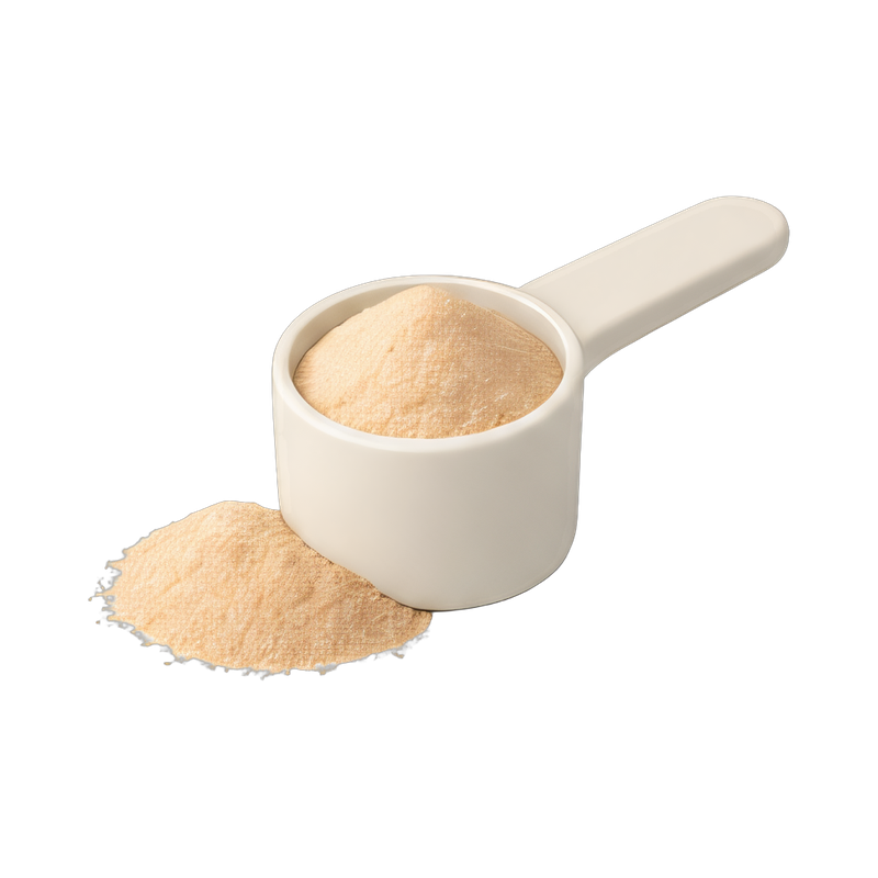 scoop of colorful drink mix