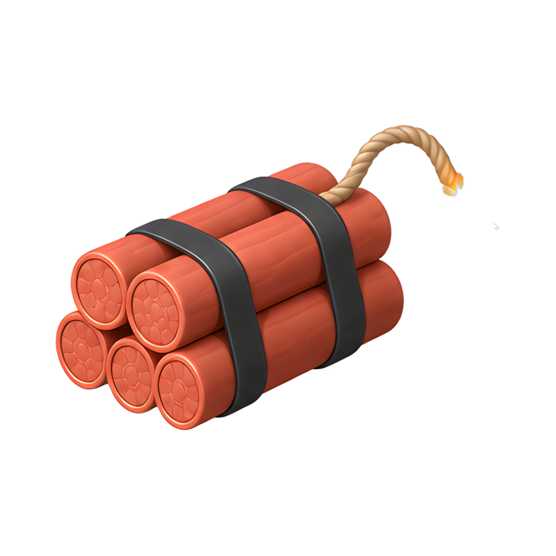 bundle of dynamite sticks
