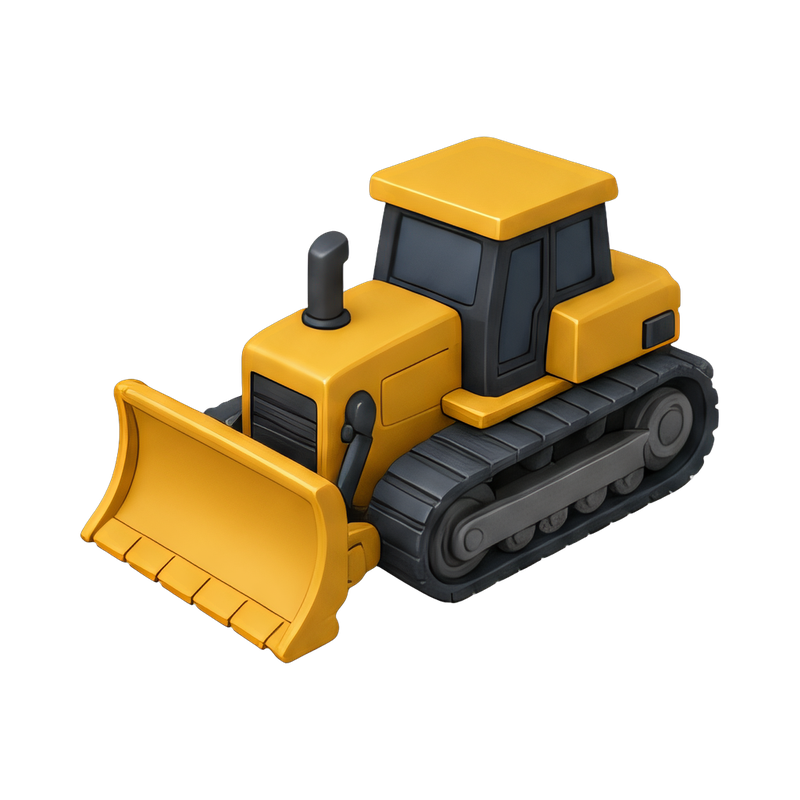 heavy-duty bulldozer blade
