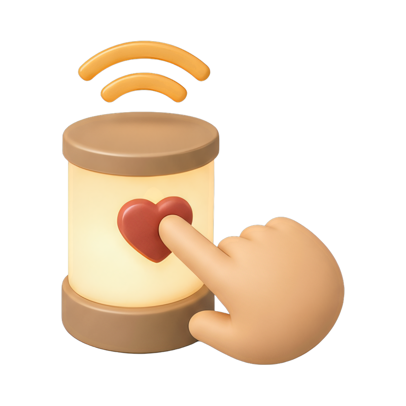 connected long-distance touch lamp