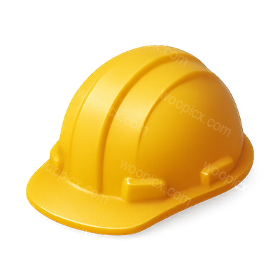 Realistic Yellow Construction Hard Hat Icon