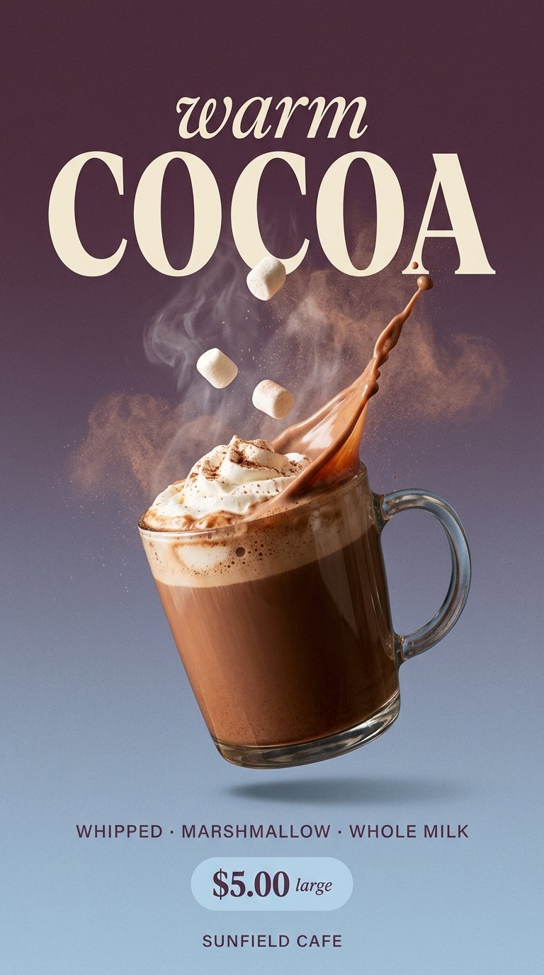 Cocoa plum flight of drinks