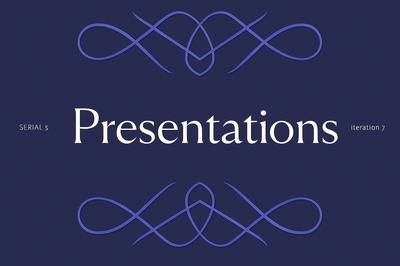 Updated Portfolio Design with Elegant Typography and Patterns
