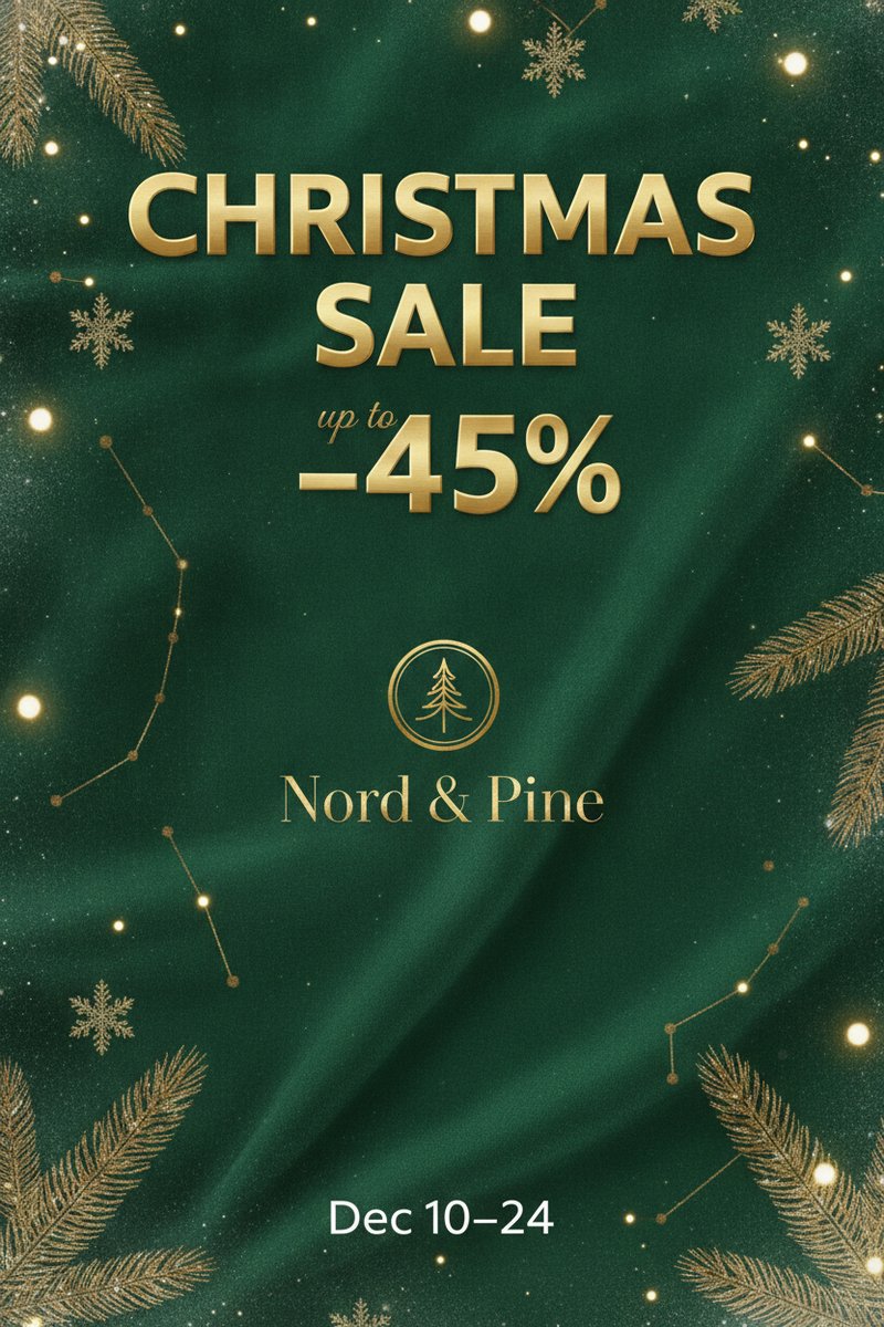 Cozy Christmas Sale Banner
