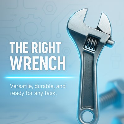Promotional Image for Versatile Wrench Tool