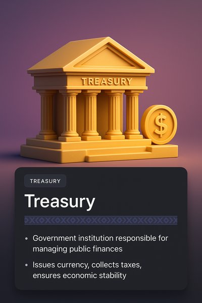 Integrated 3D Visualization of Treasury with Informative Block