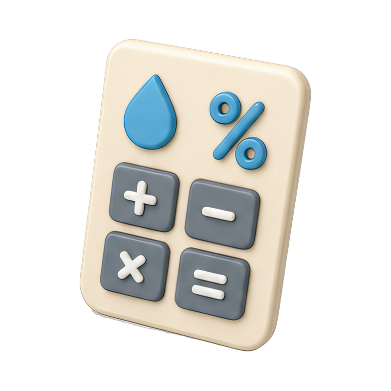 Interactive superfat calculator card