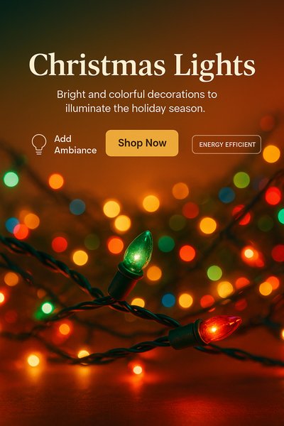 Festive Christmas Lights for Holiday Ambiance