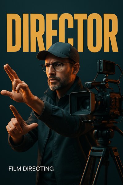 Cinematic Director in Action: A Bold Film Scene