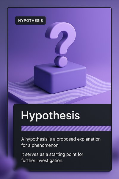 3D Hypothesis Design with Gradient Background