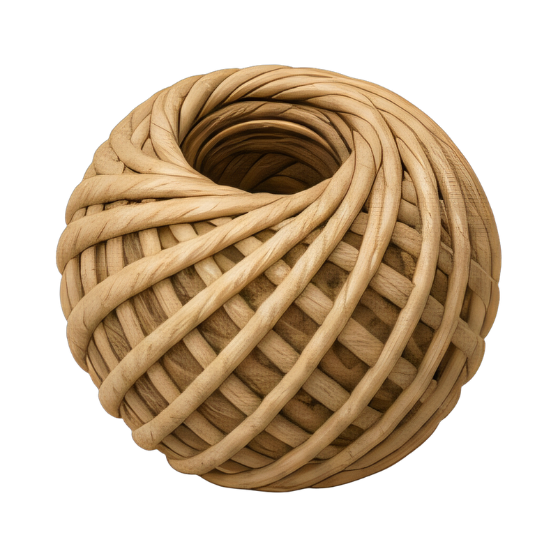 Natural garden twine ball