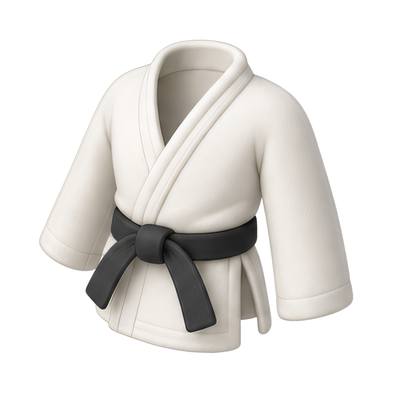 judo gi jacket on display