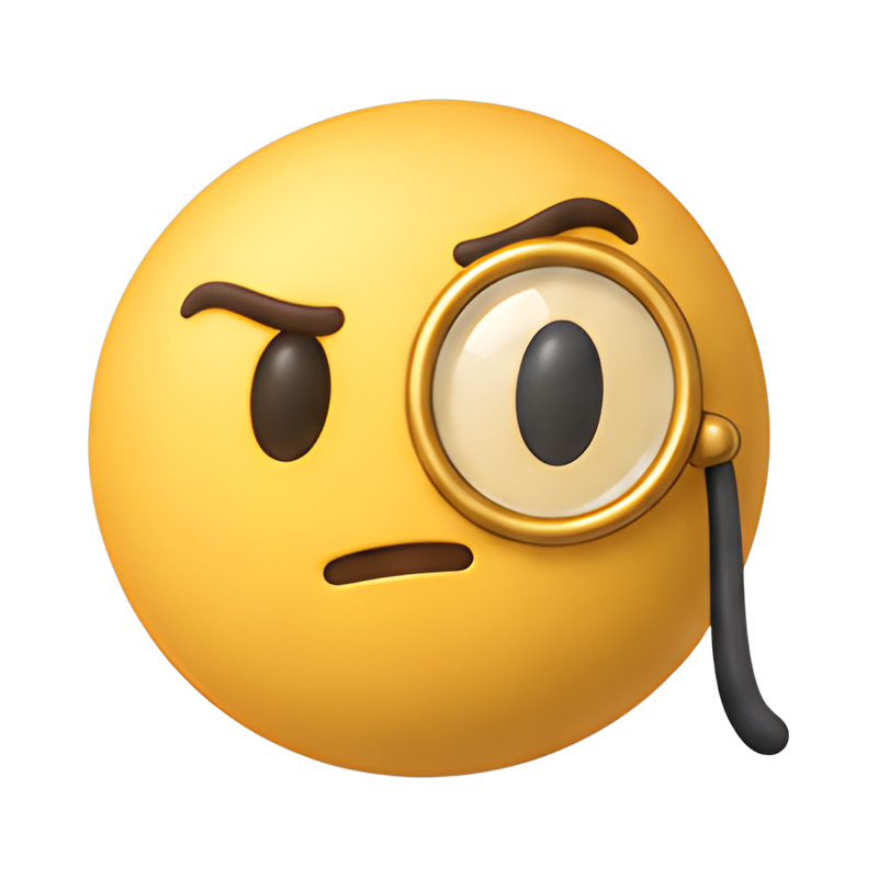 inquisitive figure with monocle