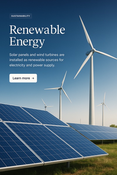 Innovative Renewable Energy Solutions with Solar and Wind Power
