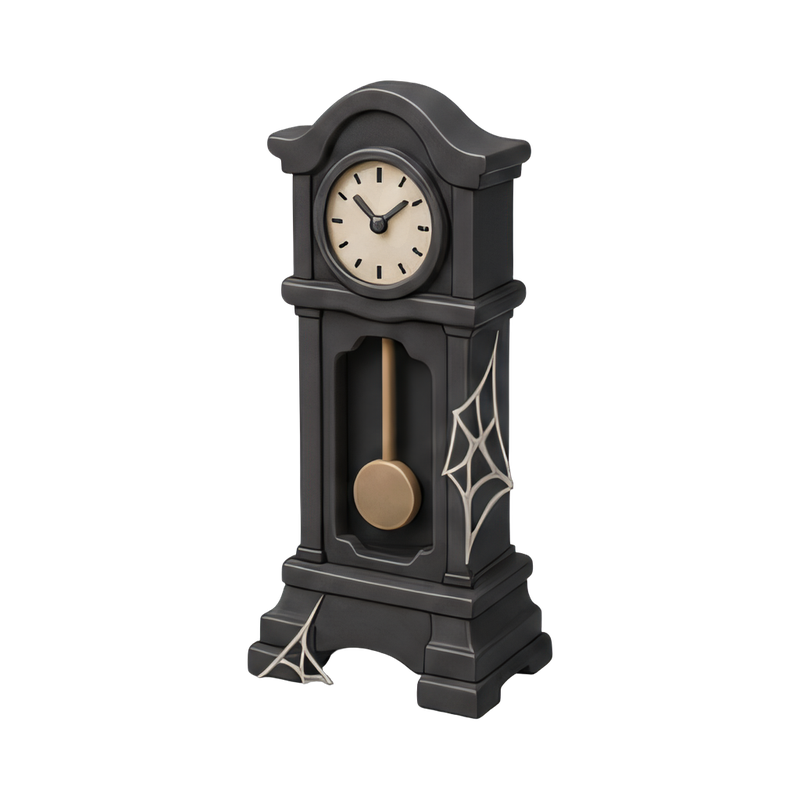 vintage haunted grandfather clock