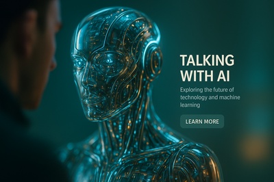 Futuristic AI Technology and Machine Learning Concepts