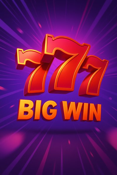 Dynamic Triple 7 Symbol with Big Win Highlight