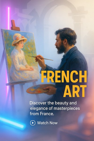 Promotional Graphic for French Art Exploration