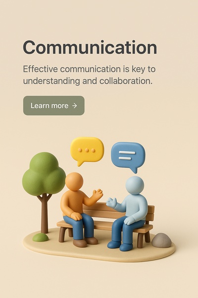 3D Scene Depicting Effective Communication