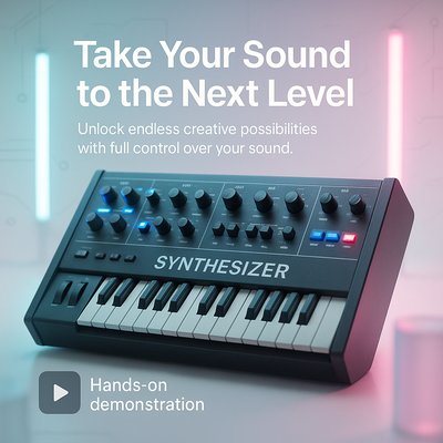 Promotional Image for Synthesizer Product Launch