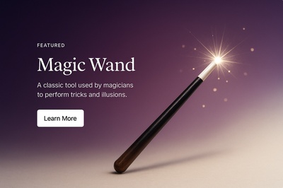 Stylish Magic Wand Icon for Engaging Web Design