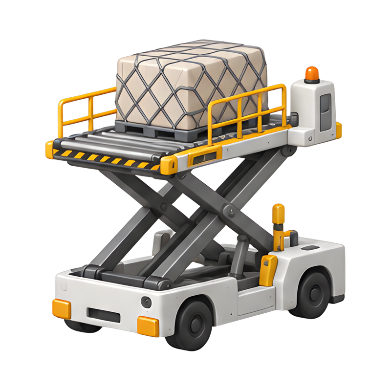 scissor lift cargo loader