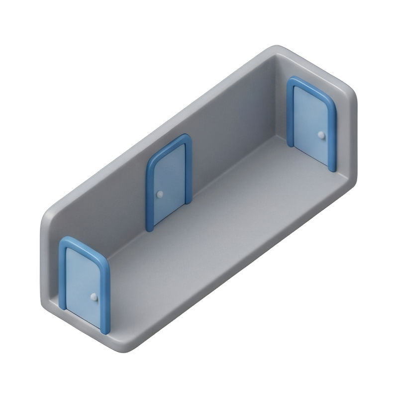 modern corridor layout with doors