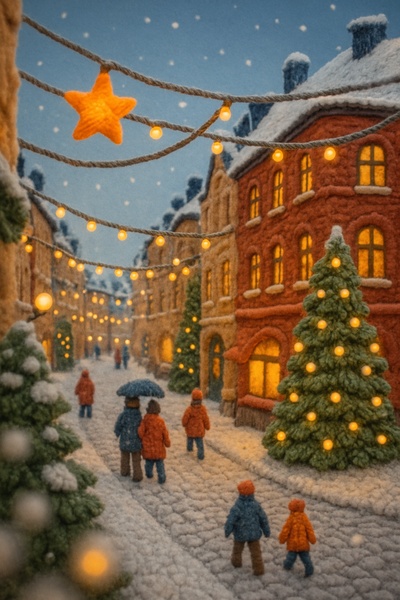 Charming Winter Scene in Östermalm, Stockholm