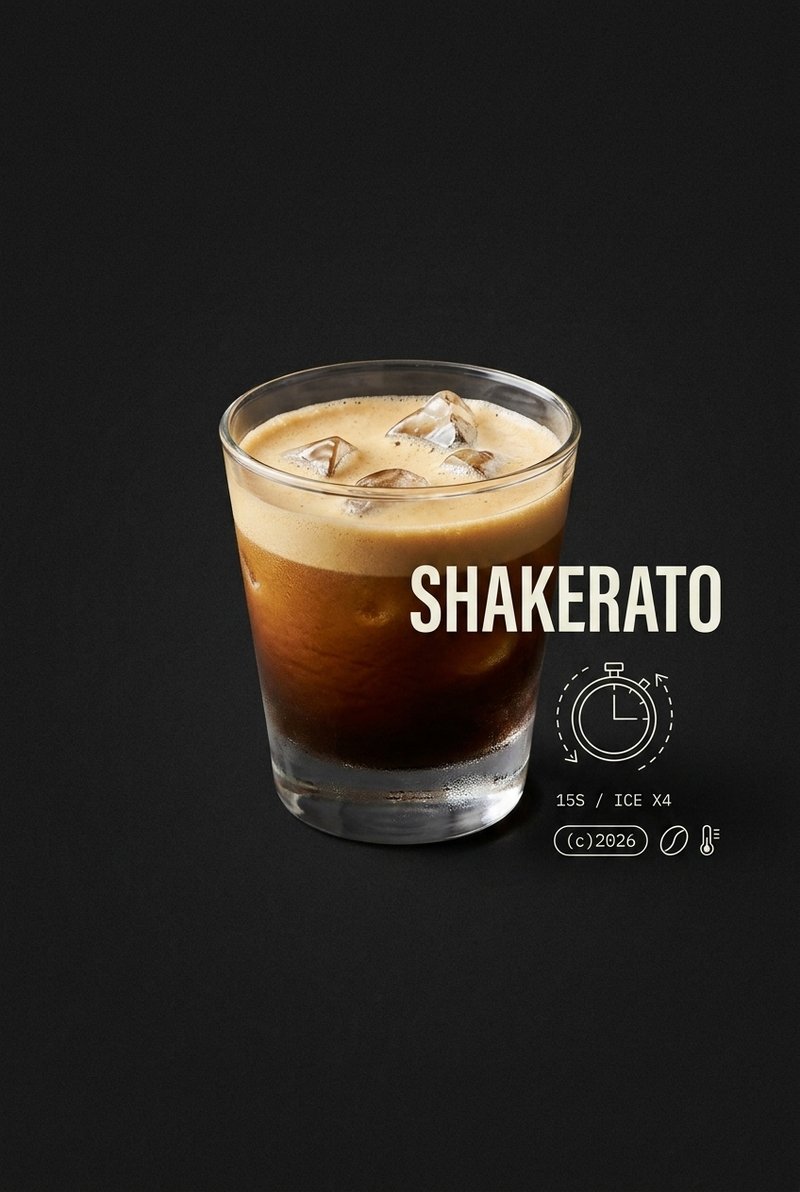 Iced coffee in a glass