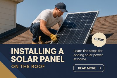 Guide to Installing a Solar Panel on Your Roof