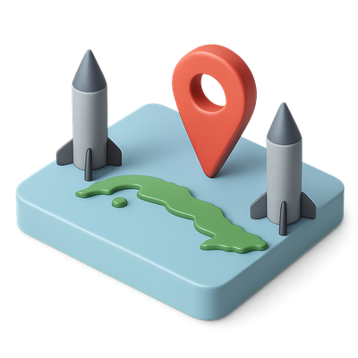 3D Icon Representation of the Cuban Missile Crisis