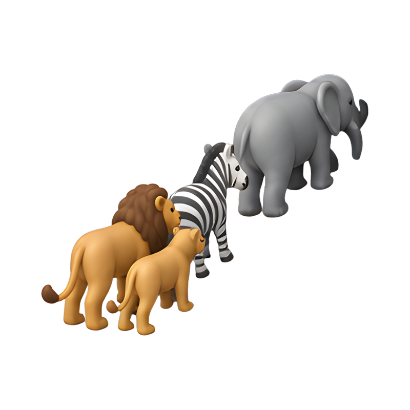 animal pairs boarding the ark