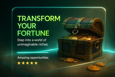 Transform Your Fortune: A Treasure Chest of Opportunities