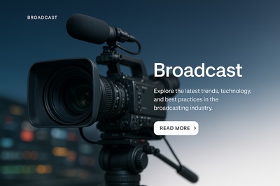High-Definition Web Design for Broadcast Industry
