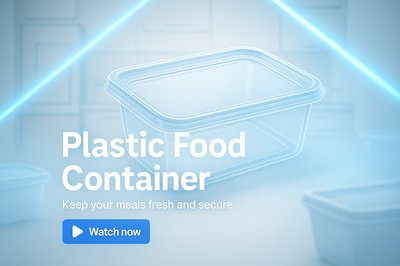 Promotional Graphic for Plastic Food Container