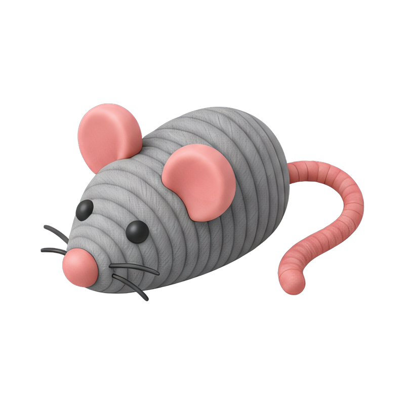 playful catnip mouse toy