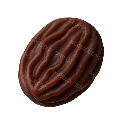 3D Rendered Raisin Icon in Isometric View